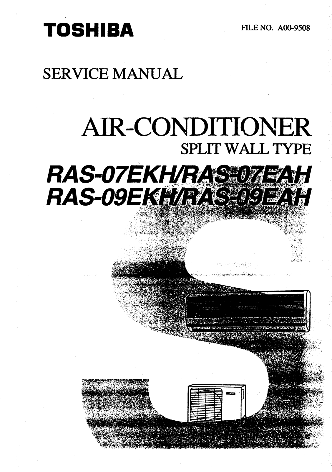 Toshiba RAS-09EKH, RAS-07EKH, RAS-07EAH, RAS-09EAH SERVICE MANUAL