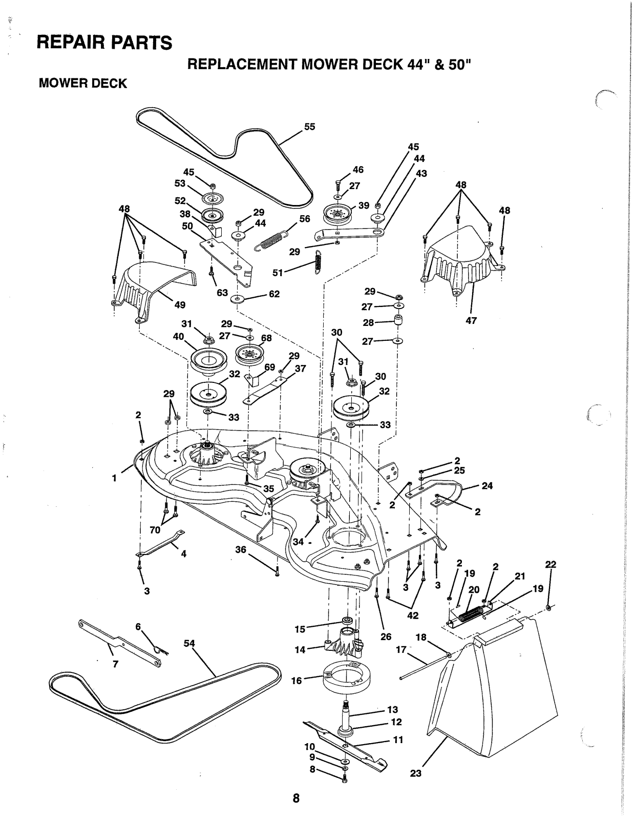 Ayp 141051, 144075 PARTS LIST