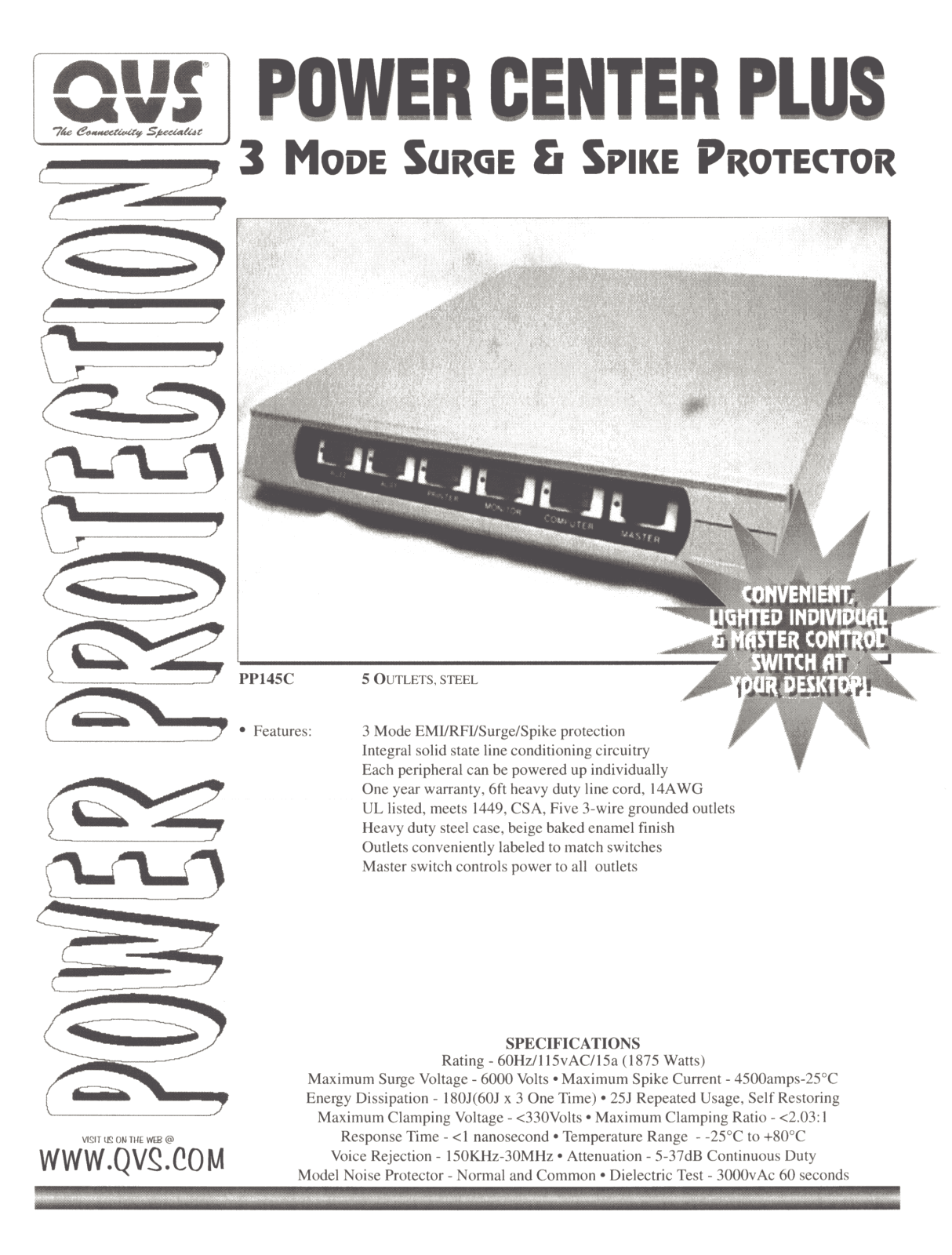 QVS PP145C User Manual