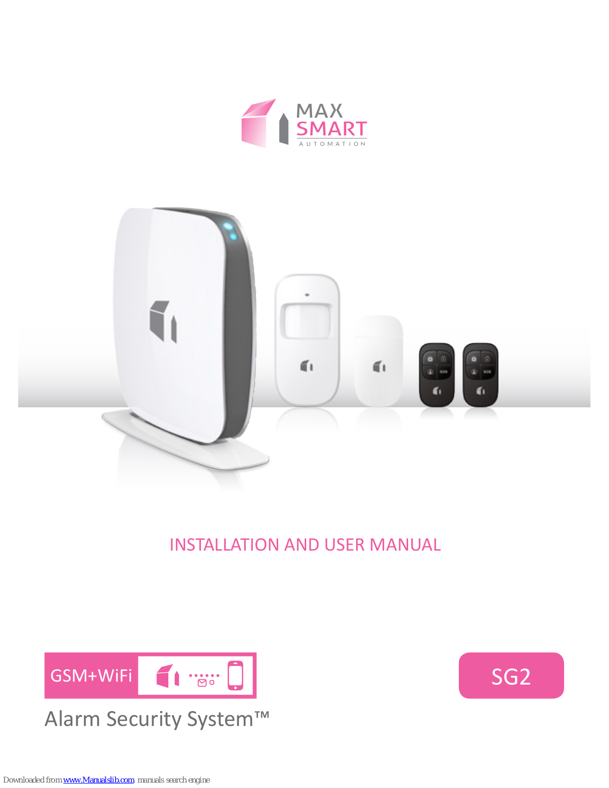 MAX SMART SG2 Installation And User Manual