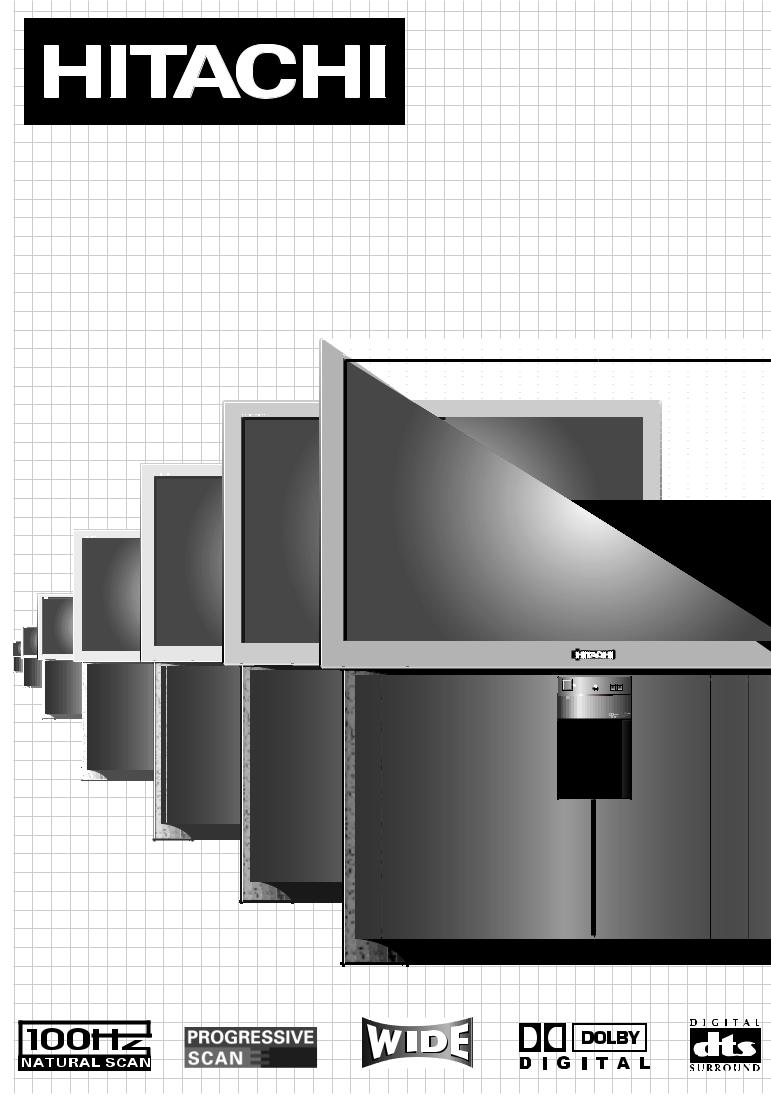 HITACHI CL43WP910TAN, CL55WP910TAN User Manual