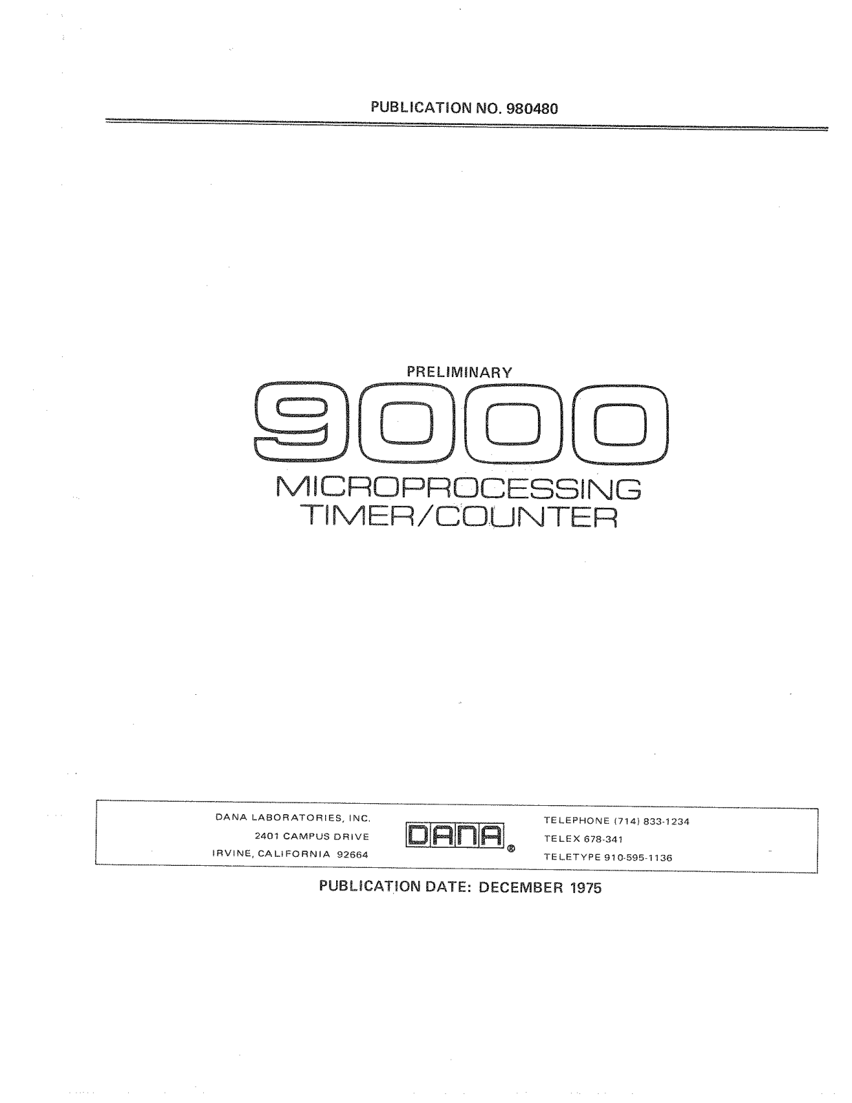 Racal 9000 User Manual