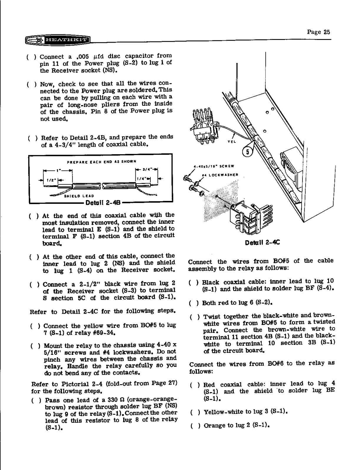 HEATHKIT HW-22a User Manual (PAGE 25)