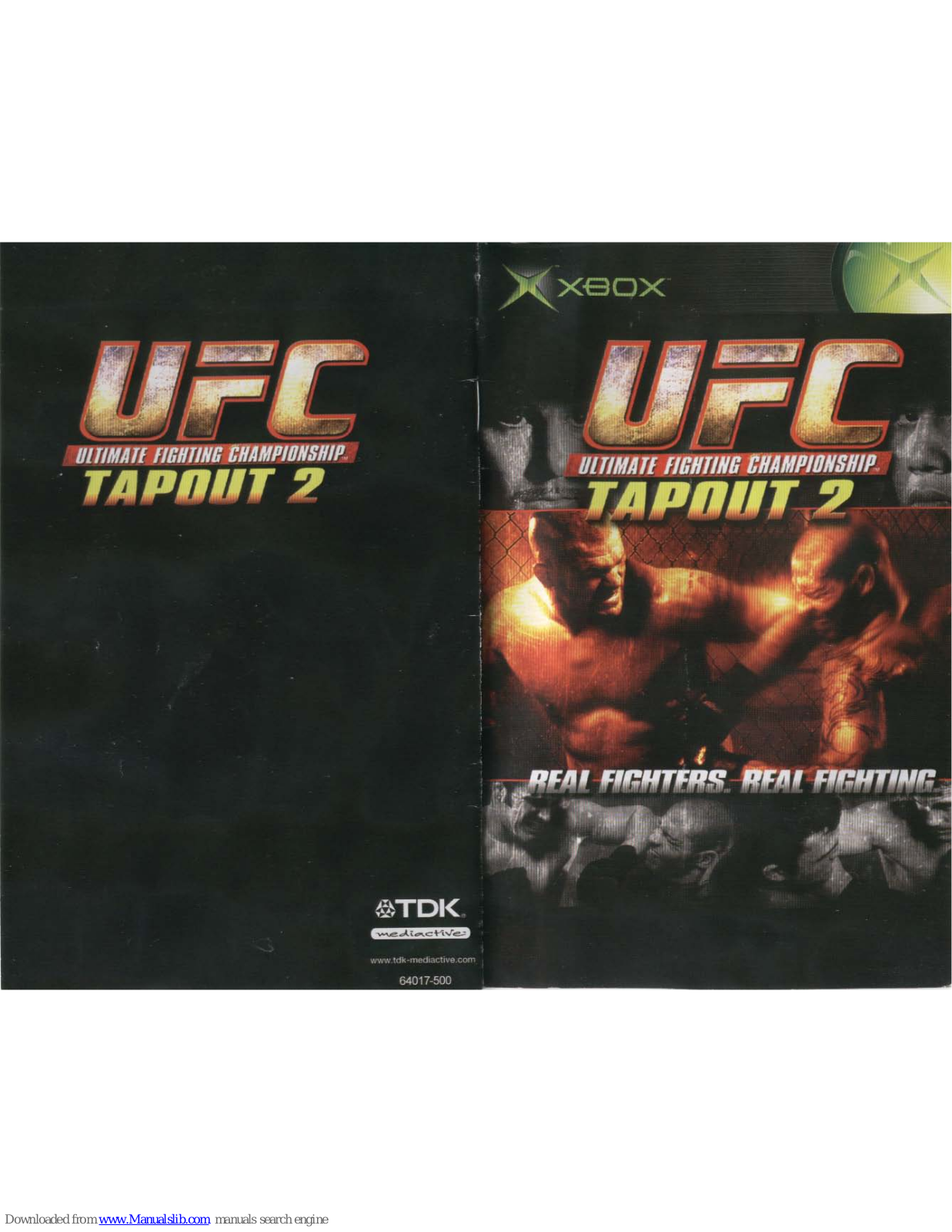 TDK UFC-ULTIMATE FIGHTING CHAMPIONSHIP-TAPOUT 2 User Manual