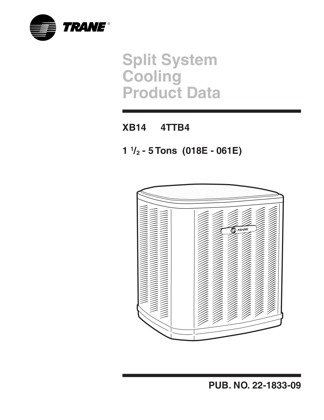 Trane 4TTB4 User Manual