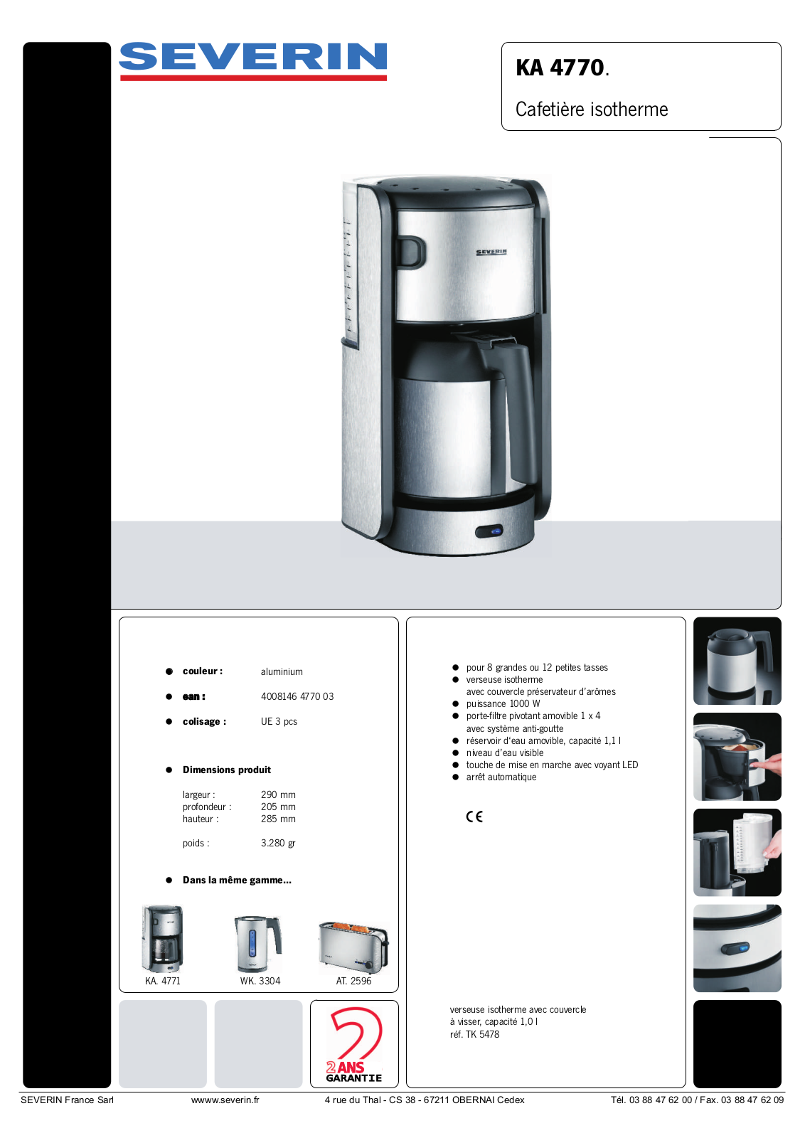 SEVERIN KA 4770 User Manual