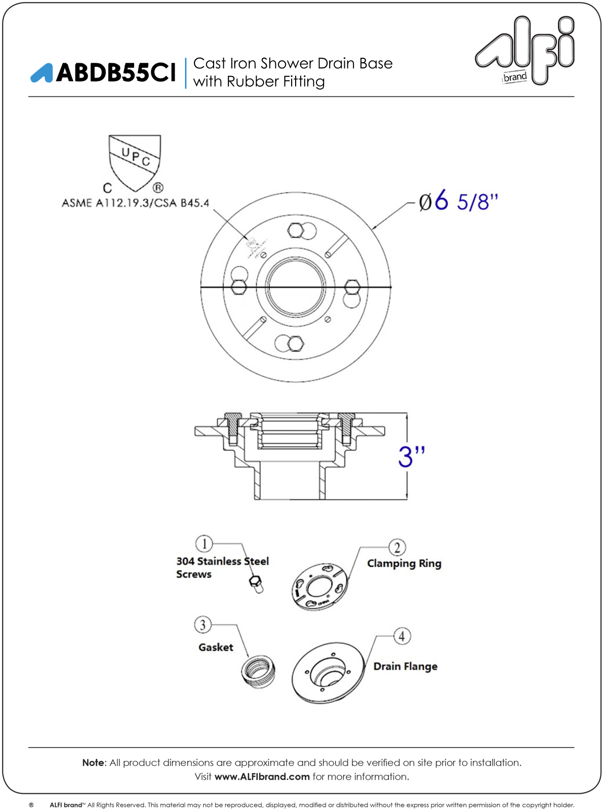 Alfi Brand NBT10177 Specifications - ManualMachine.com