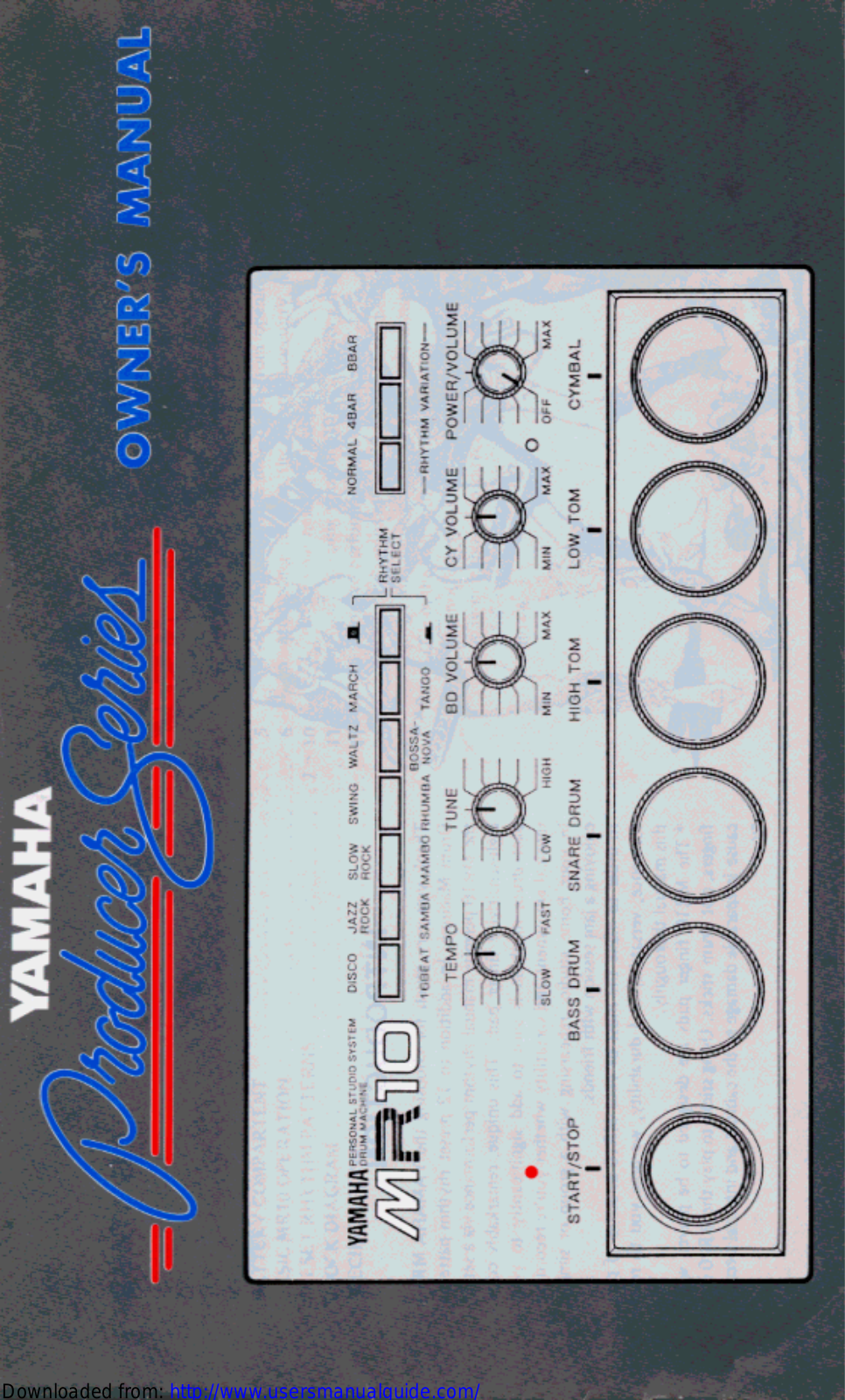 Yamaha Audio MR10 User Manual