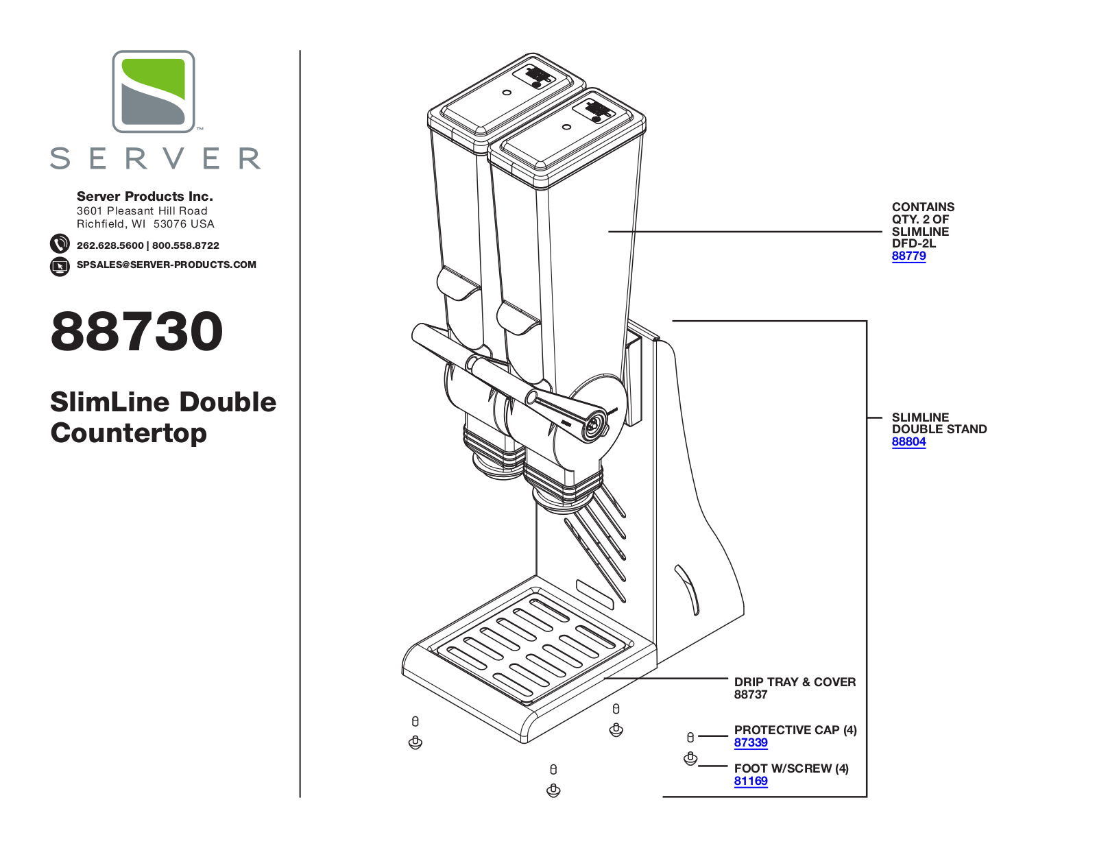 Server 88730 Parts Manual