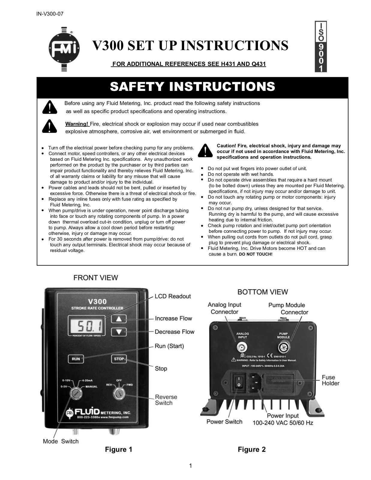 FMI V300 User Manual