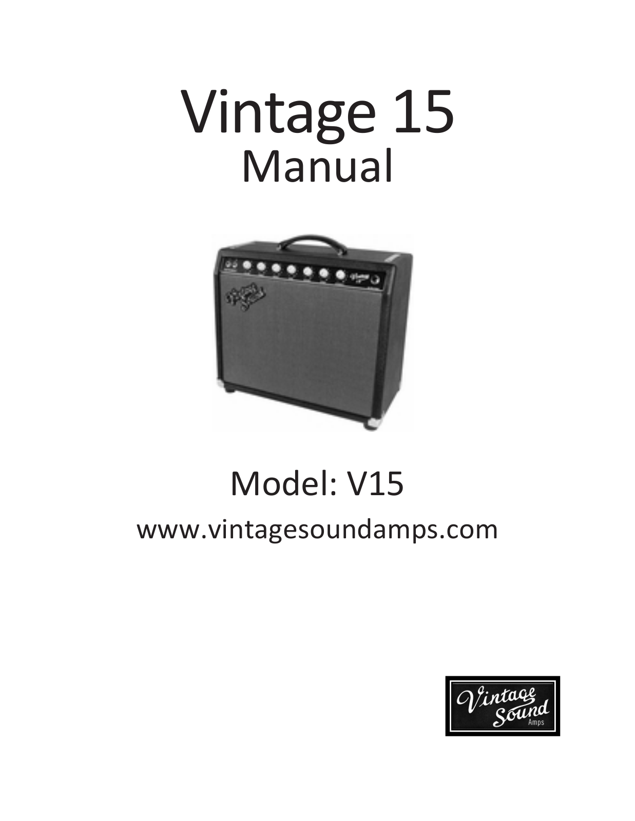 Vintage Sound V15, Jazz 20 User Manual