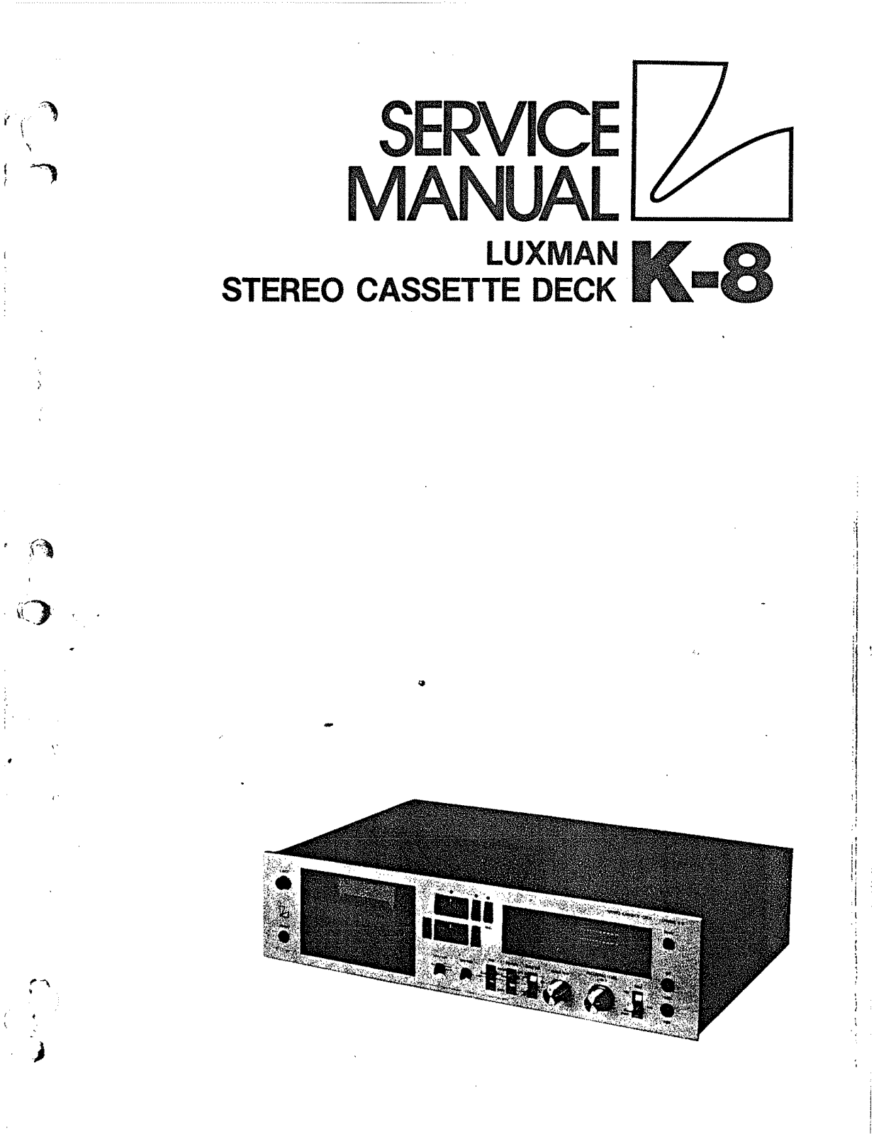 Luxman K-8 Service Manual