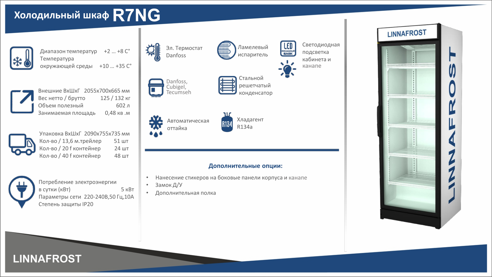 Linnafrost R7NG User manual