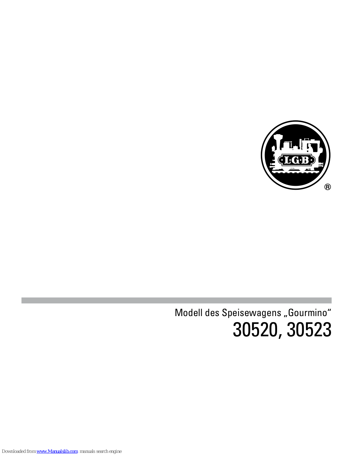 marklin 30523, 30520 User Manual