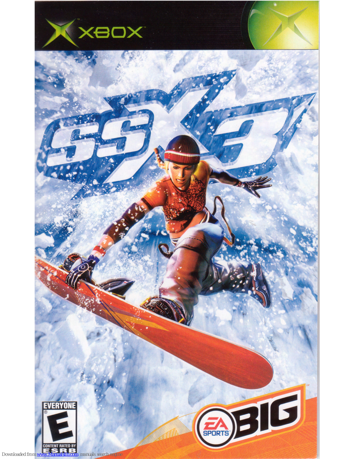 Electronic Arts SSX 3 User Manual