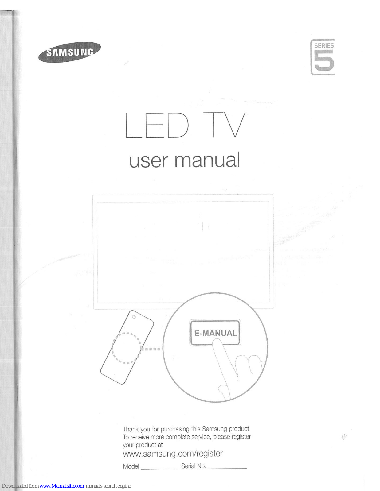 Samsung UE39F5070, UE32F5070, UE46F5070, UE50F5070, UE42F5070 User Manual