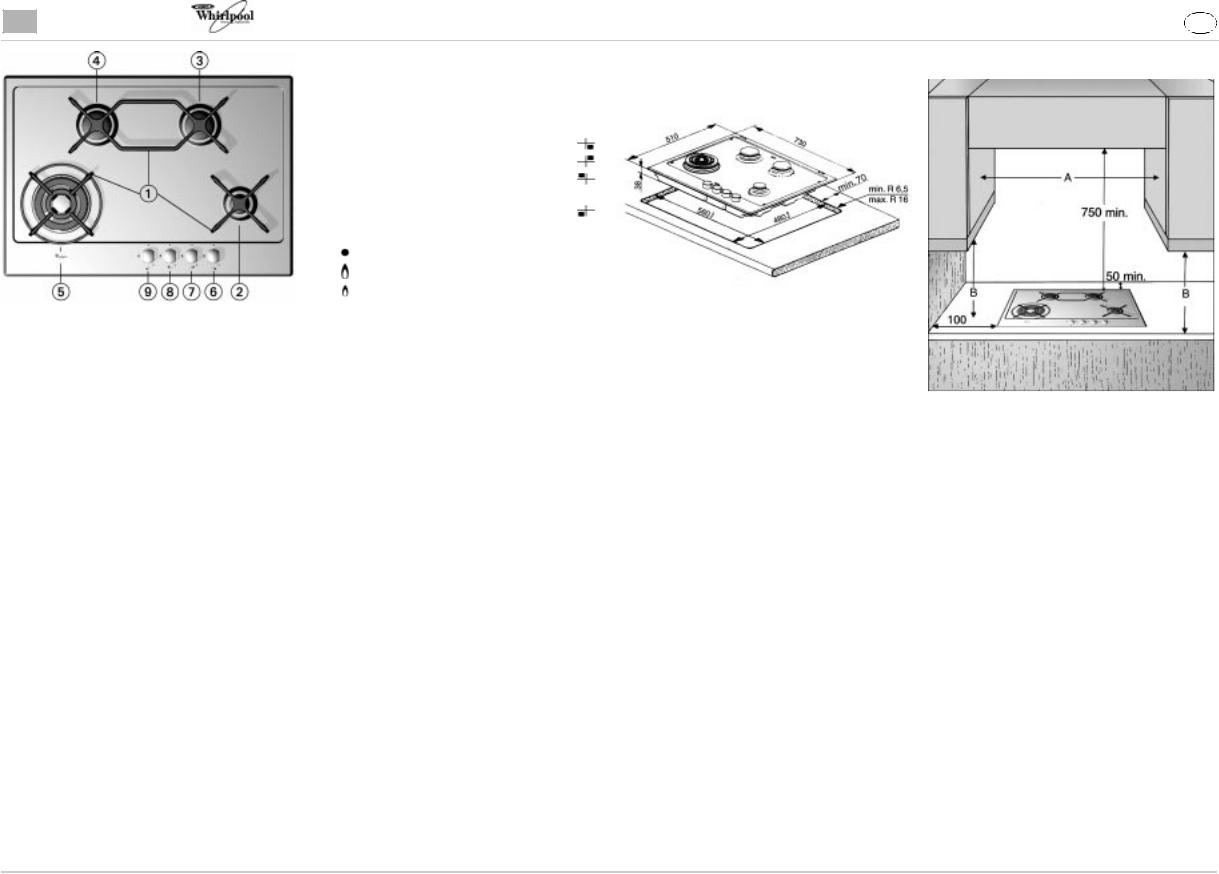 WHIRLPOOL AKT773 User Manual