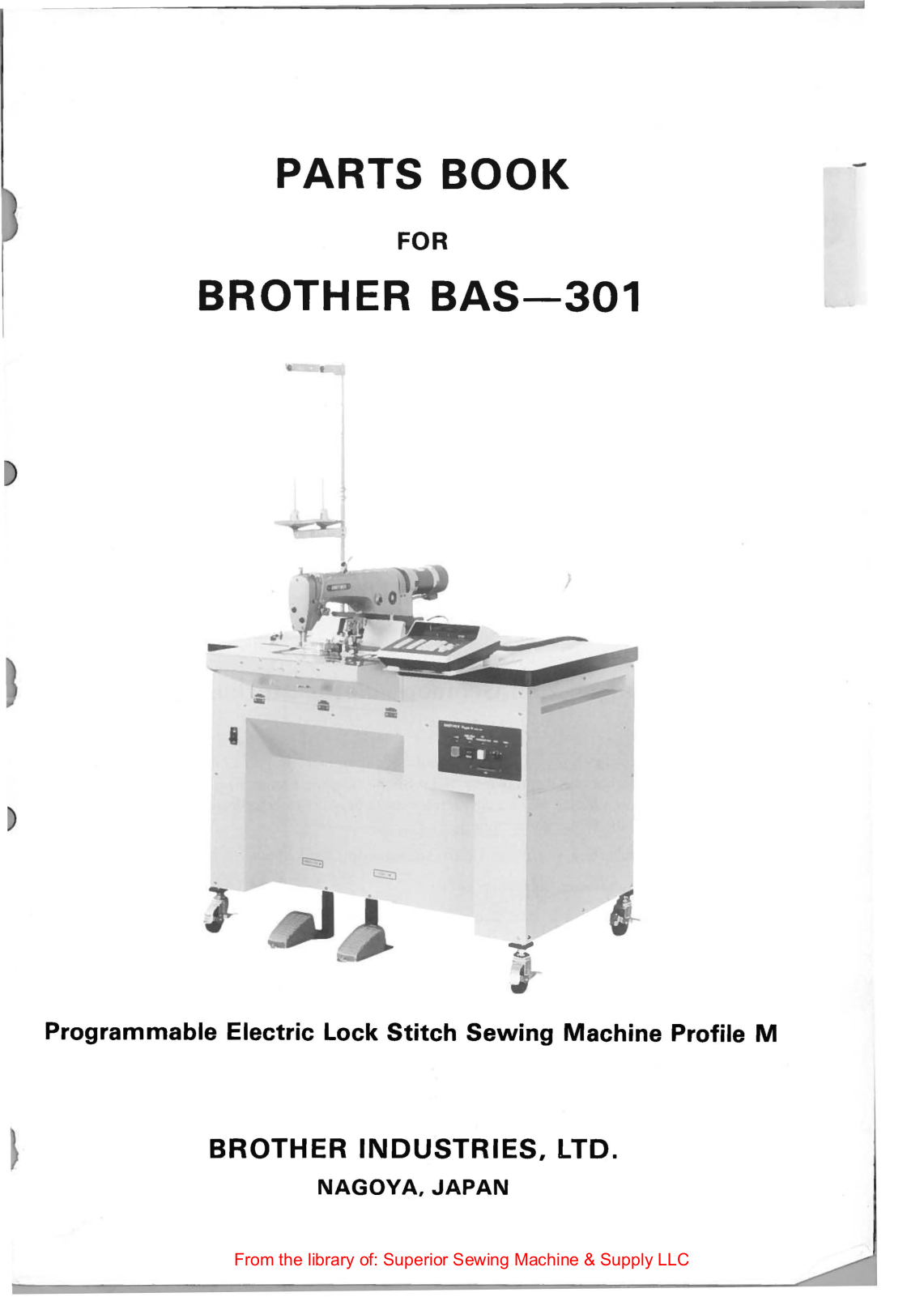 Brother BAS-301 Manual