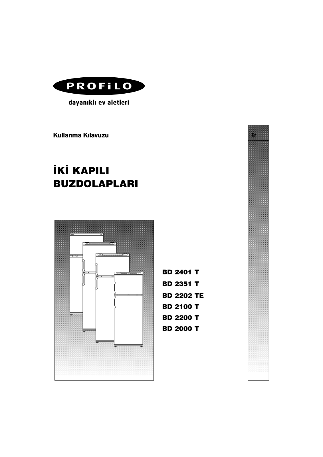 Profilo BD2401T, BD2100T, BD2200T, BD2000T, BD2202TE User Manual - ManualMachine.com