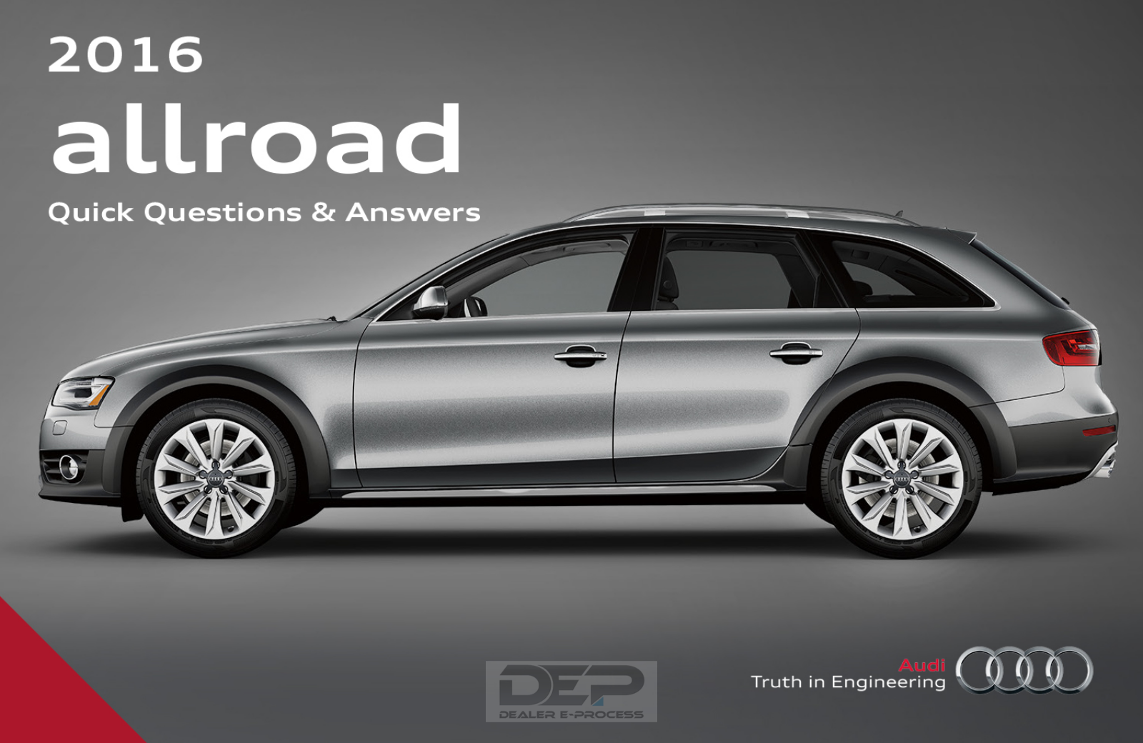 Audi Allroad 2016 Owner's Manual