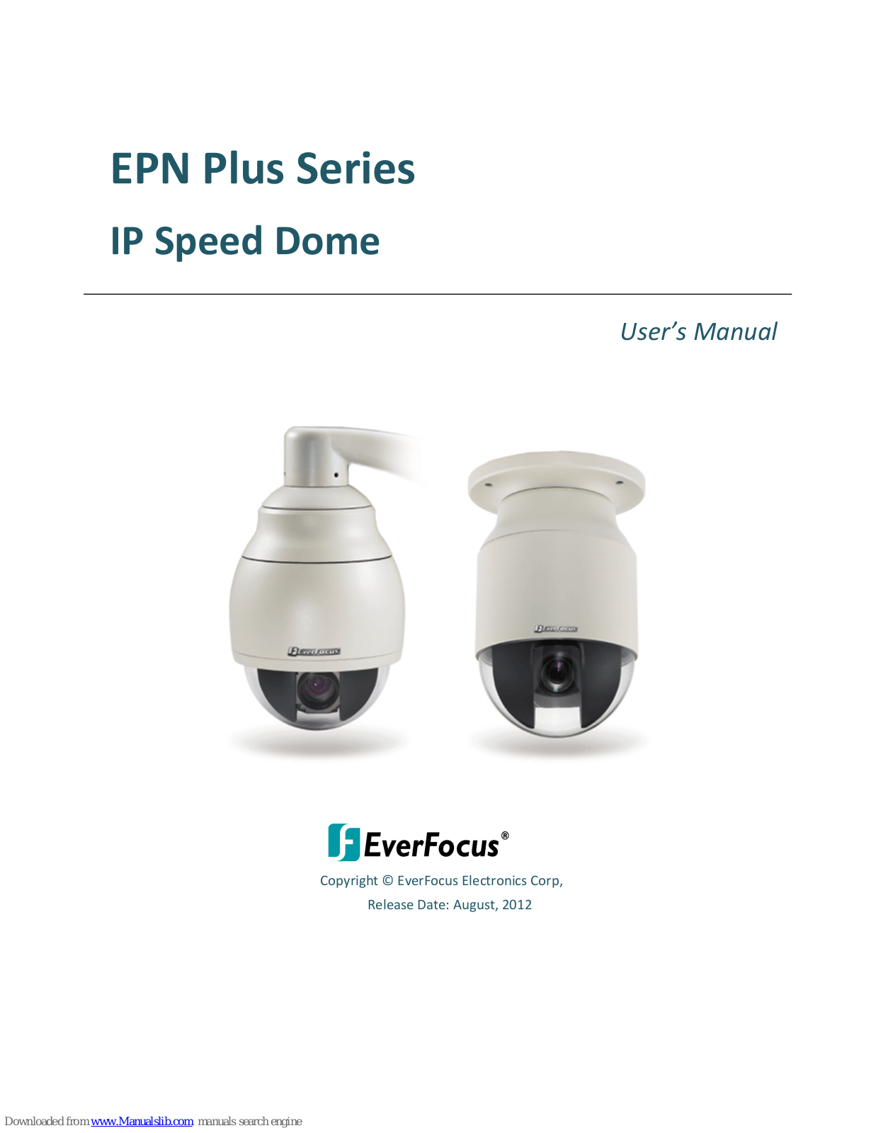 EverFocus EPN Plus Series, EPN4220 Plus, EPN4220i Plus, EPN4122 Plus, EPN4122i Plus: User Manual