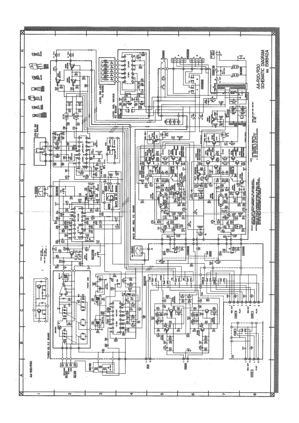 Akai AAR30 Schematic