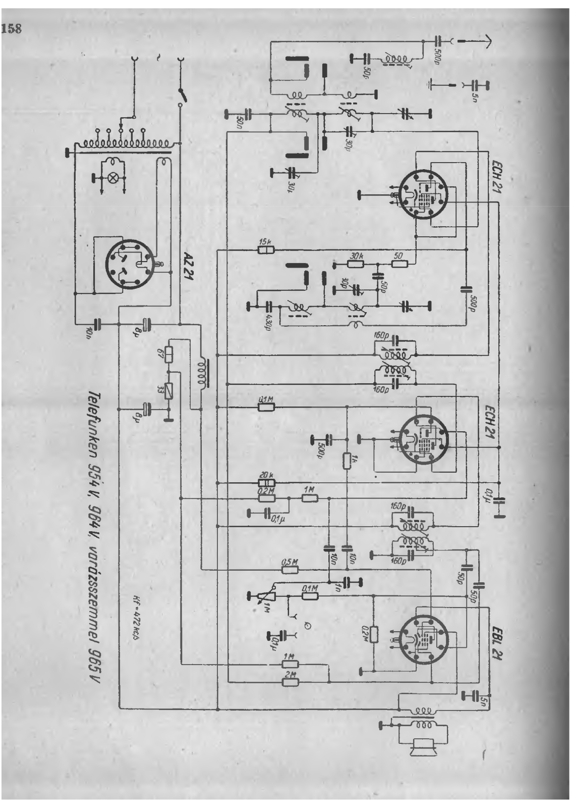 Telefunken 954V Schematic - ManualMachine.com
