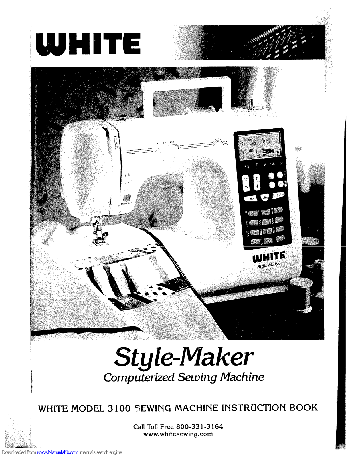 White Sewing Style-Maker 3100 Instruction Book - ManualMachine.com