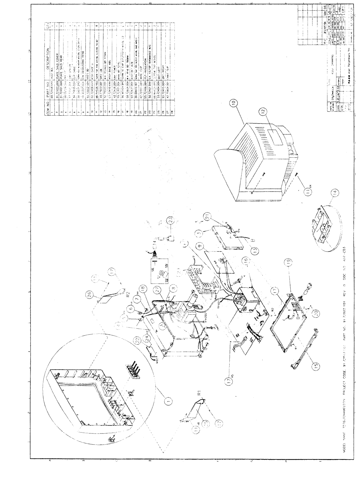 Acer 76J, XX76J Schematic