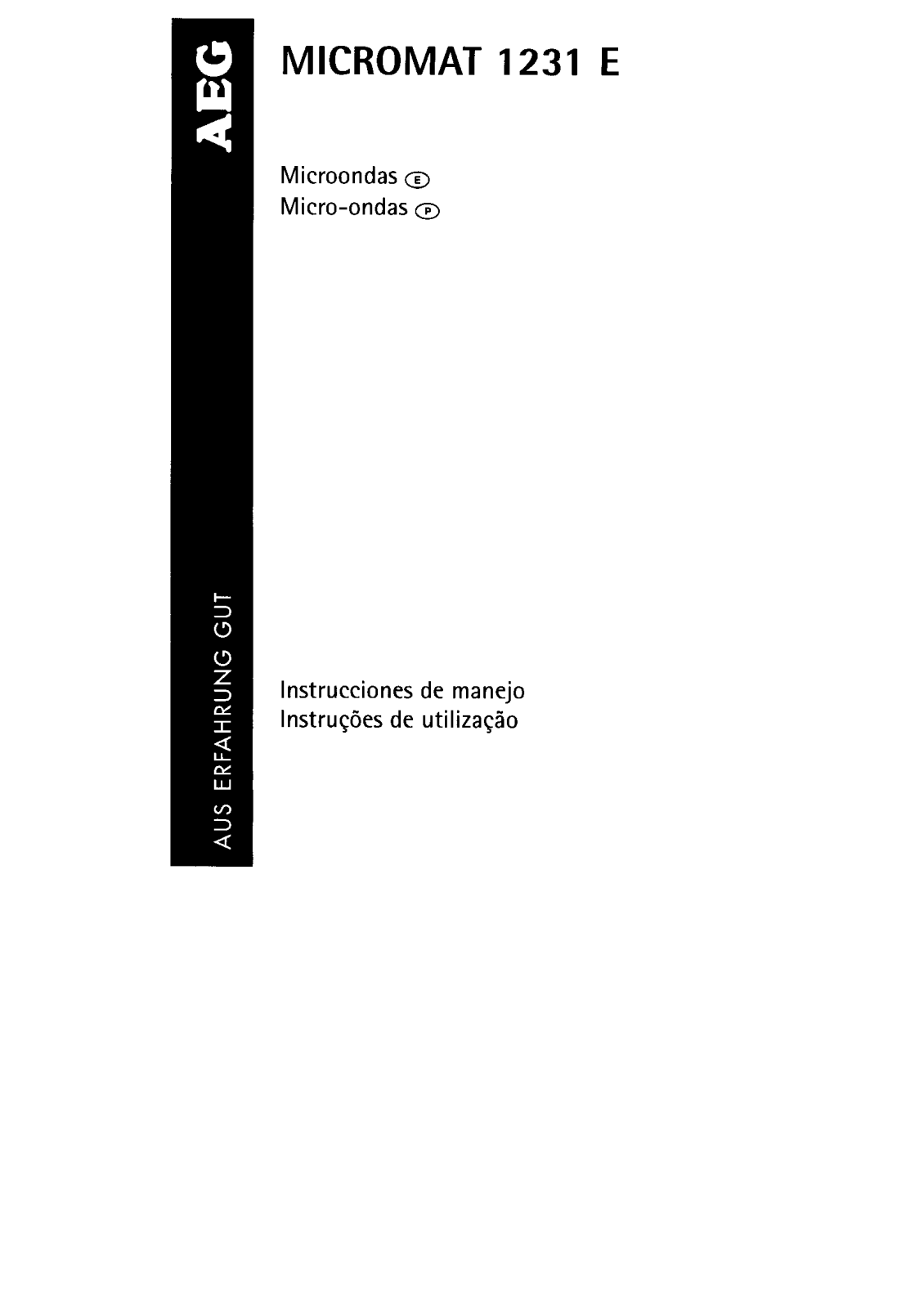 AEG MC1231E User Manual