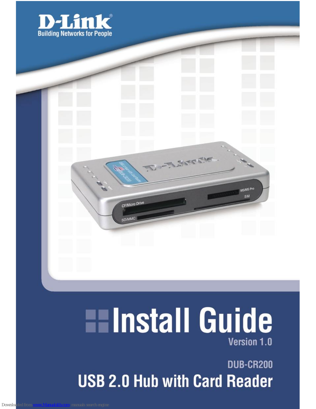 D-Link DUB-CR200 Install Manual