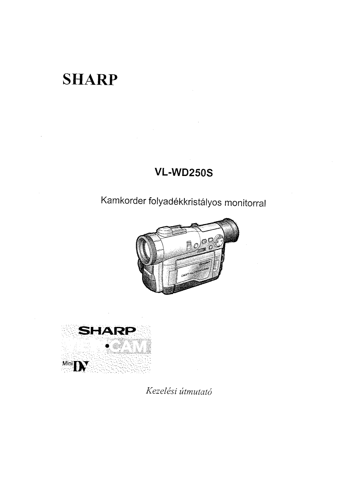 Sharp VLWD250S User Manual