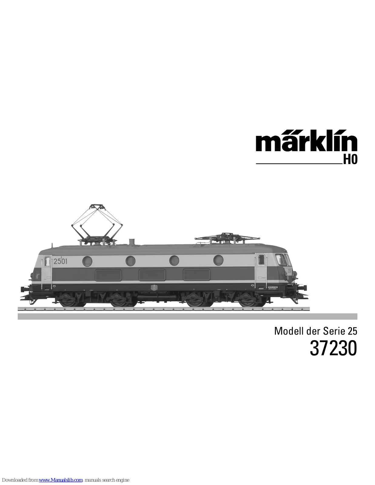 marklin 37230 Instruction Manual