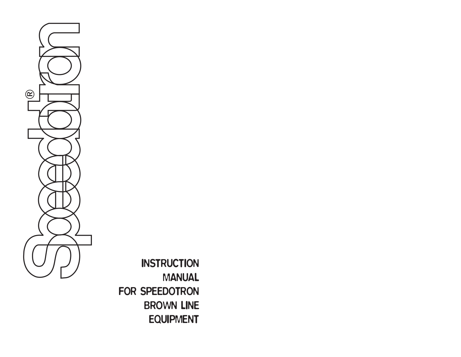 Speedotron D604, D1204, D1604, Brown Line Equipment User Manual - ManualMachine.com