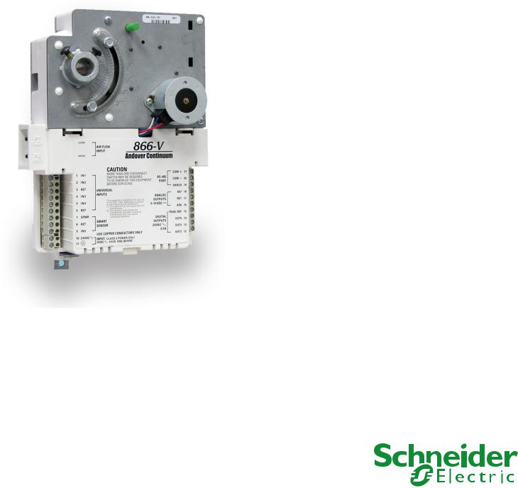 Schneider Electric b3865-V, b3866-V, b3885-V Specification Sheet