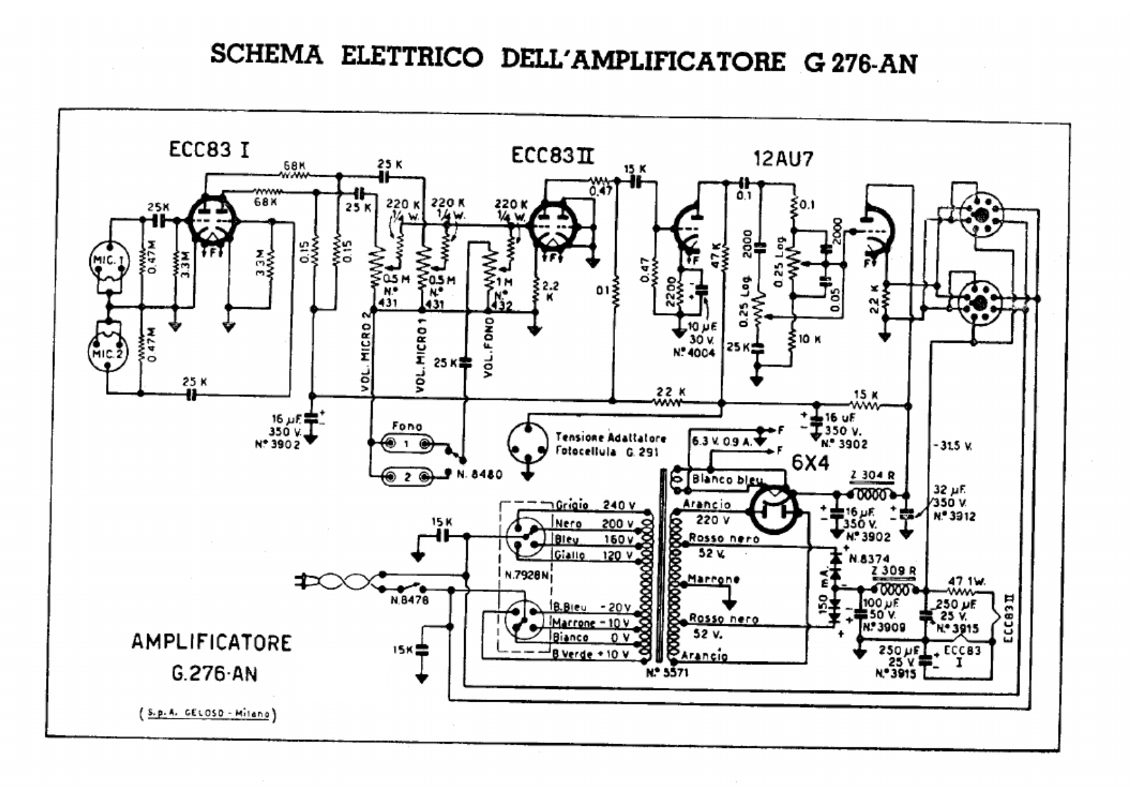 Geloso g276 schematic