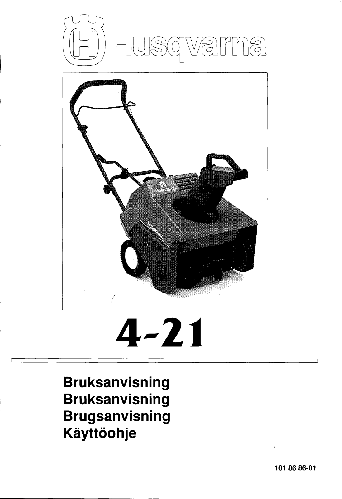 Husqvarna 4-21 User Manual