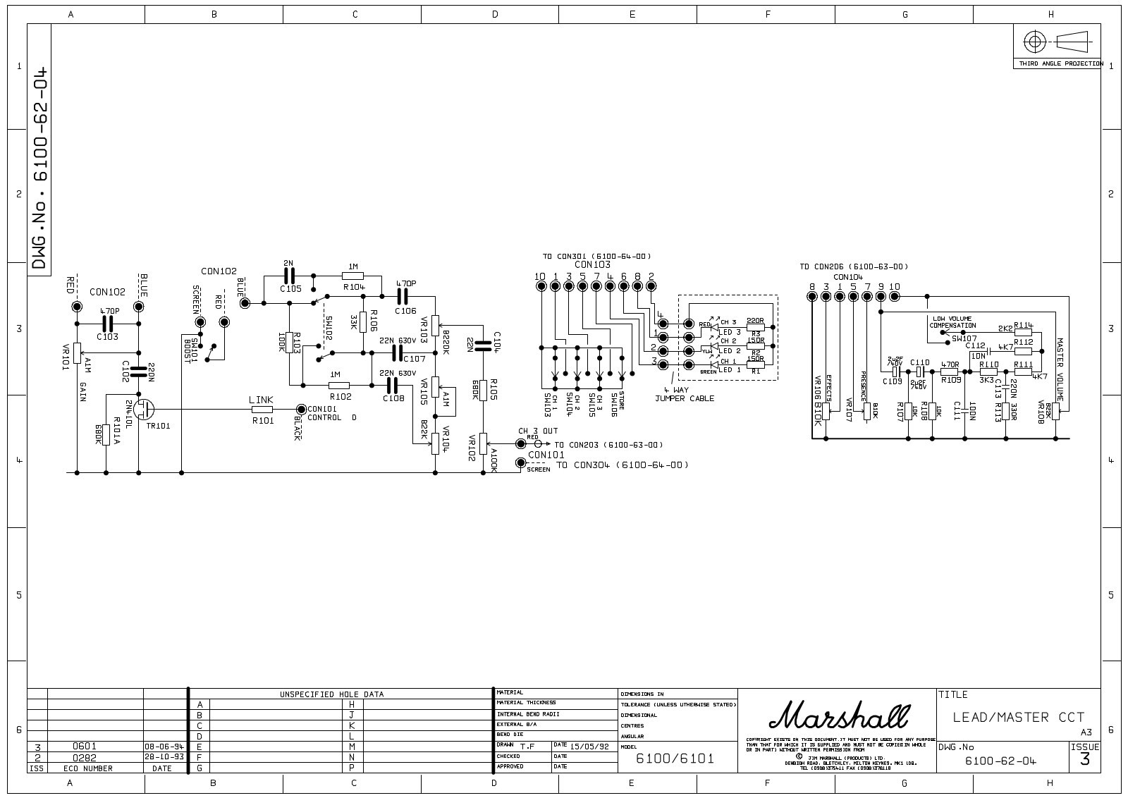 Marshall 6100-62-04 Schematic