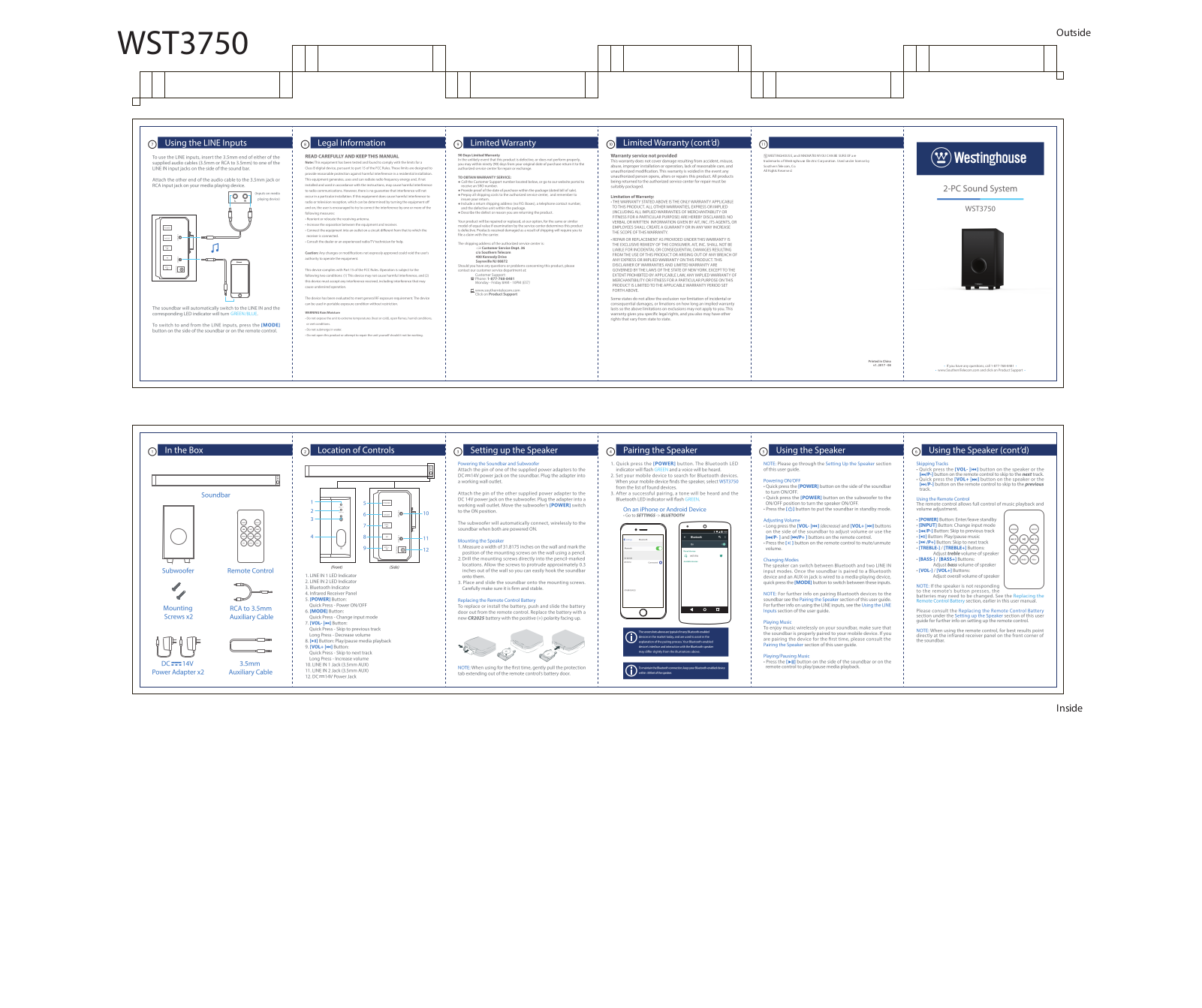 CHINA ELECTRONICS WST3750 User Manual