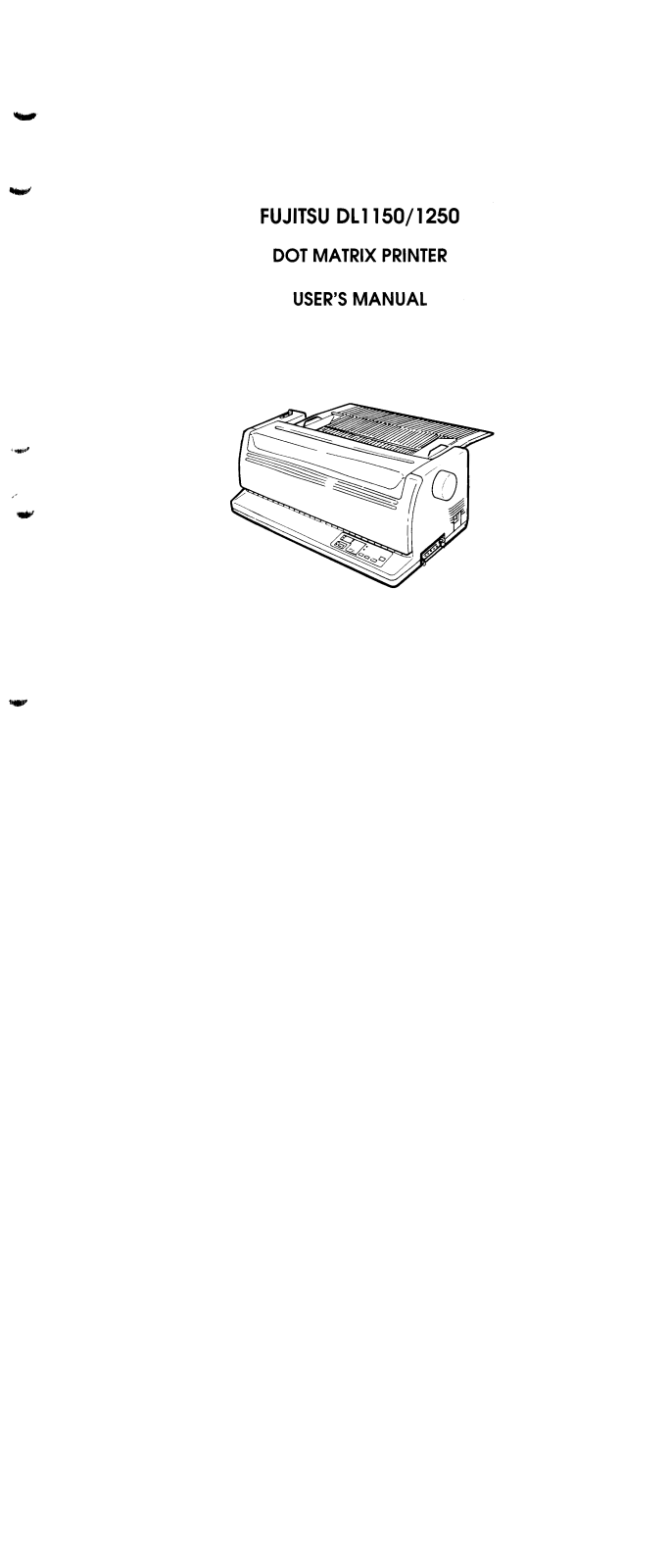 Fujitsu DL1150, DL1250 User Manual