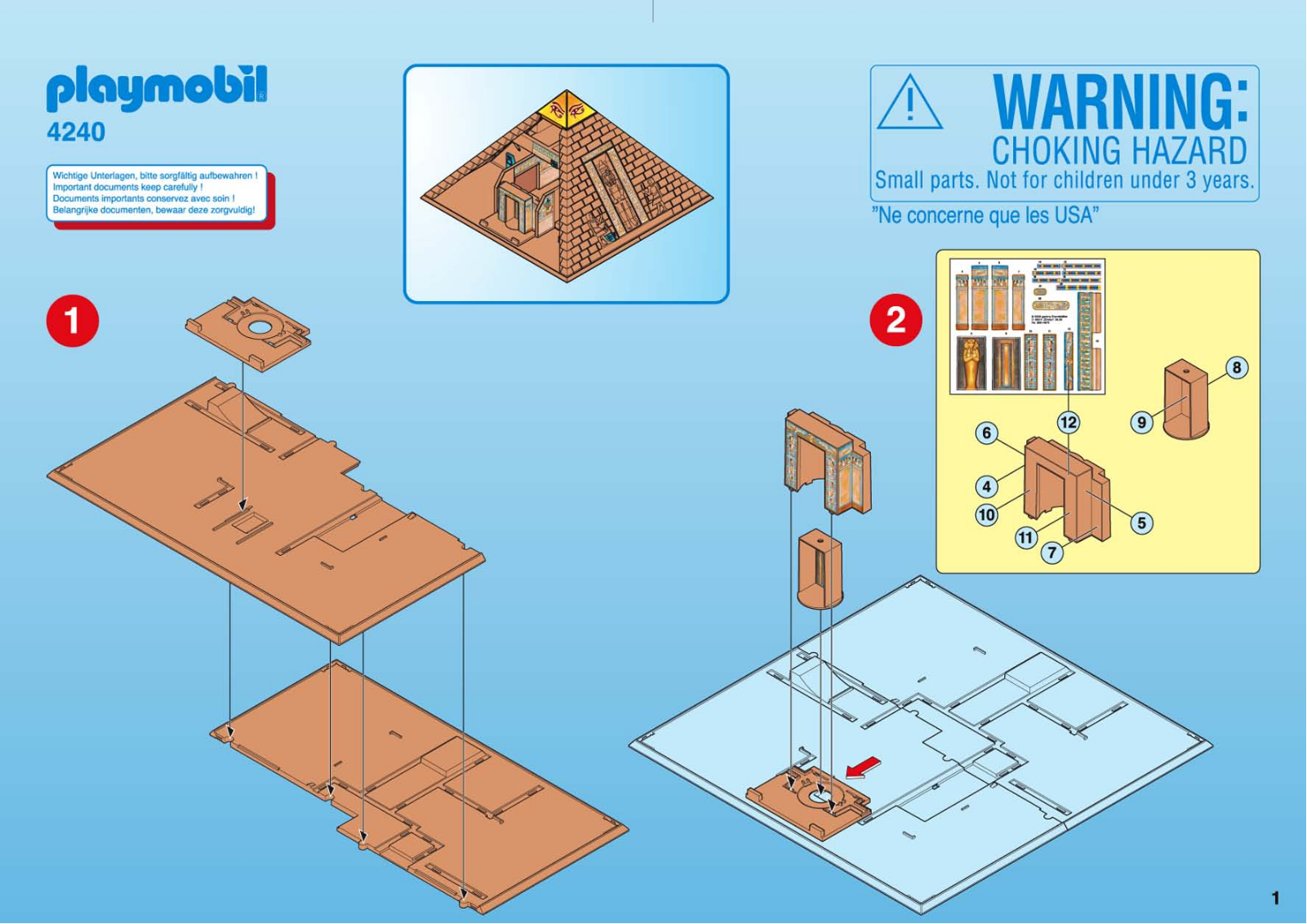 Playmobil 4240 Instructions