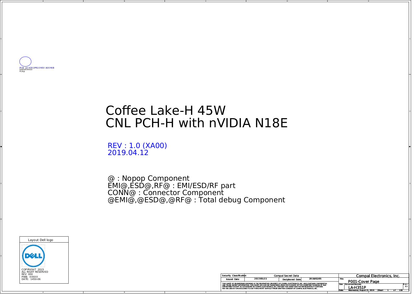 Dell Alienware M15 R2 Schematics