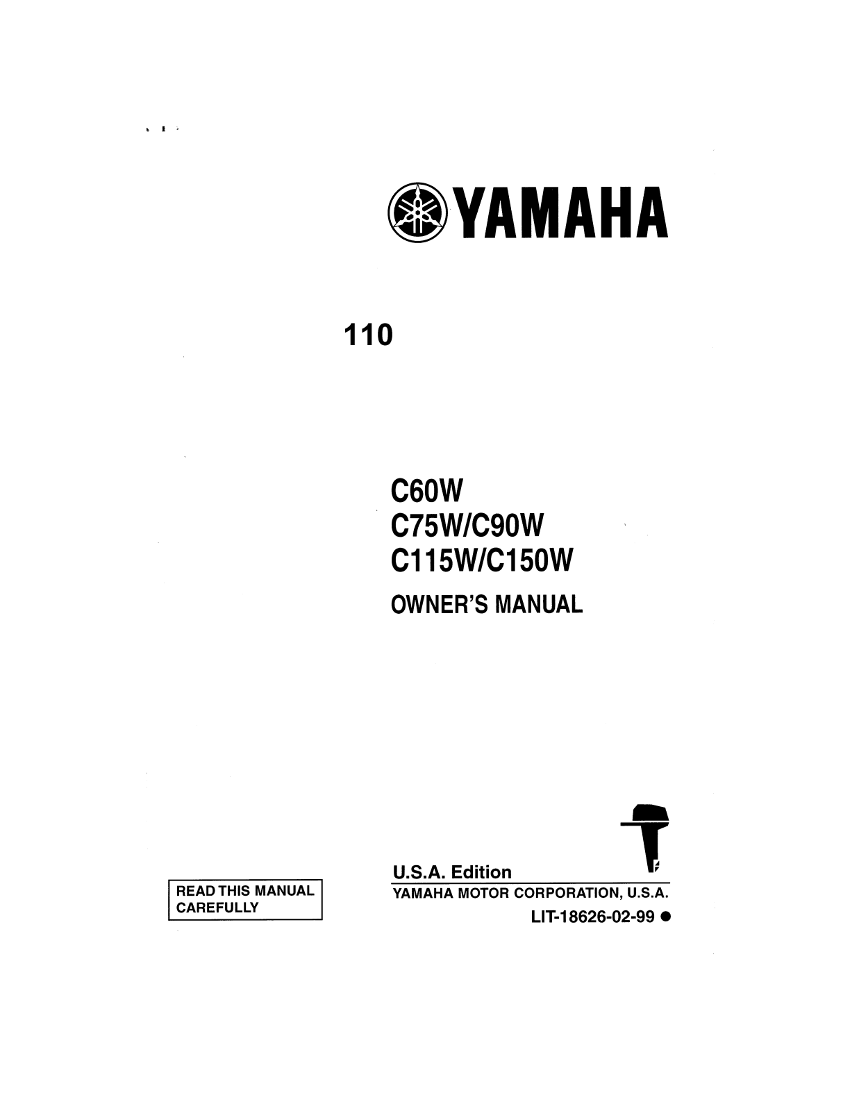 Yamaha C60W, C75W, C90W, C115W, C150W Manual