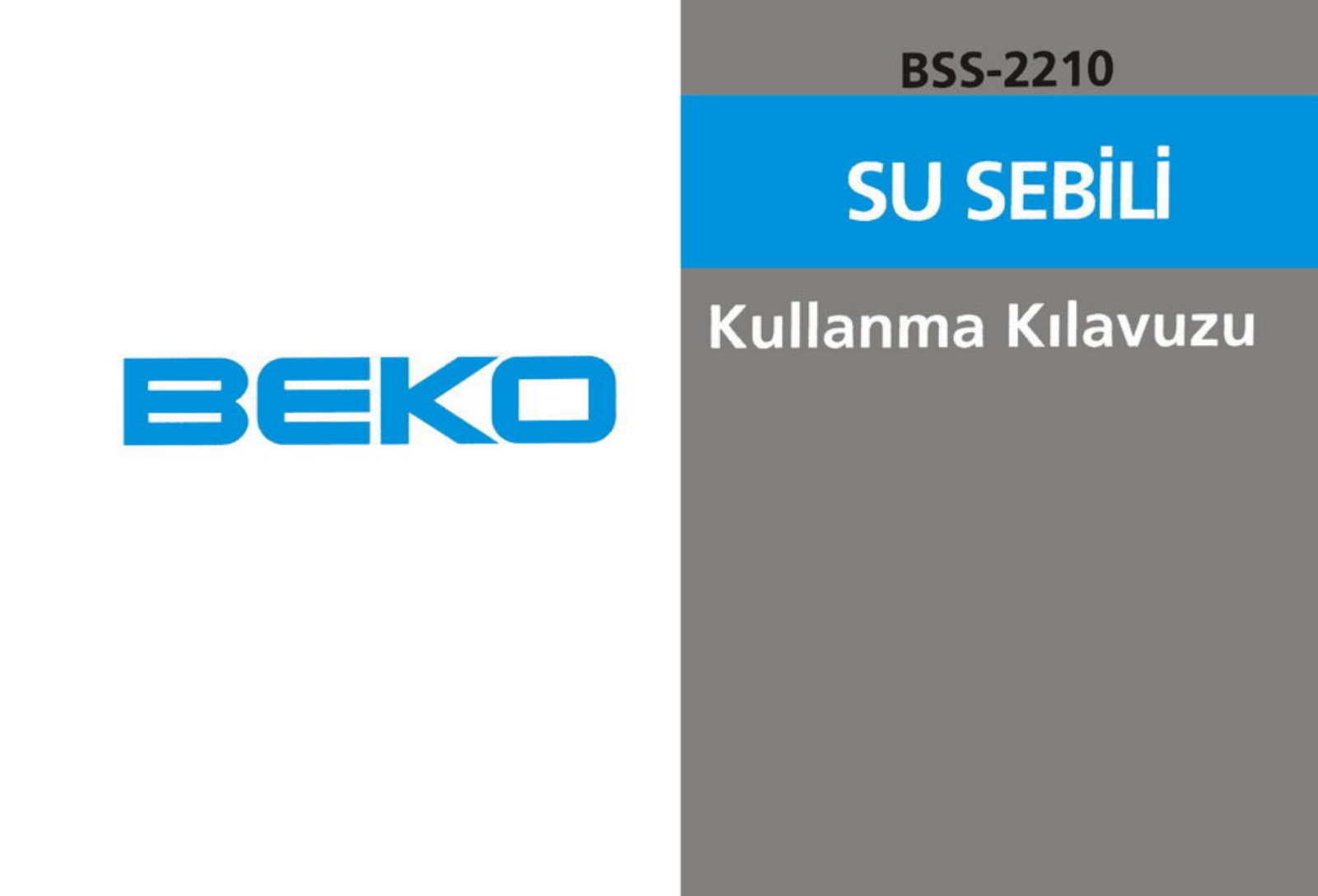 Beko BSS-2210 Manual