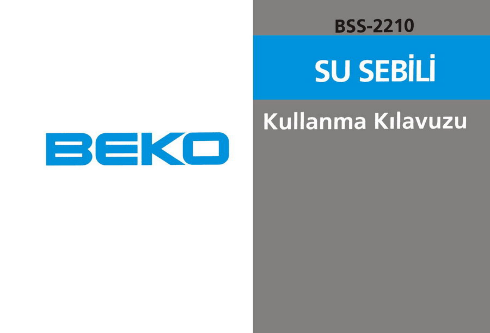 Beko BSS-2210 User Manual