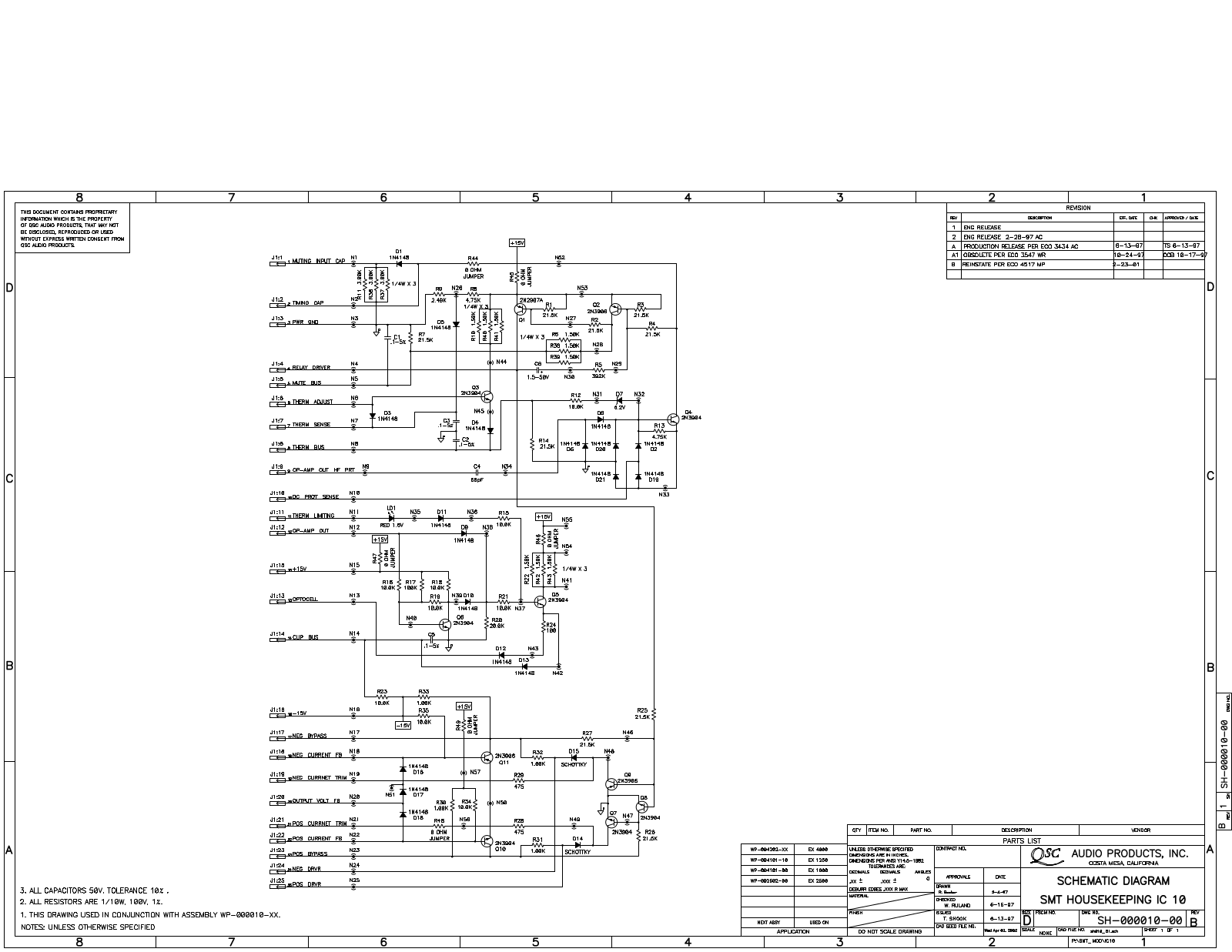 QSC sh000010 schematic