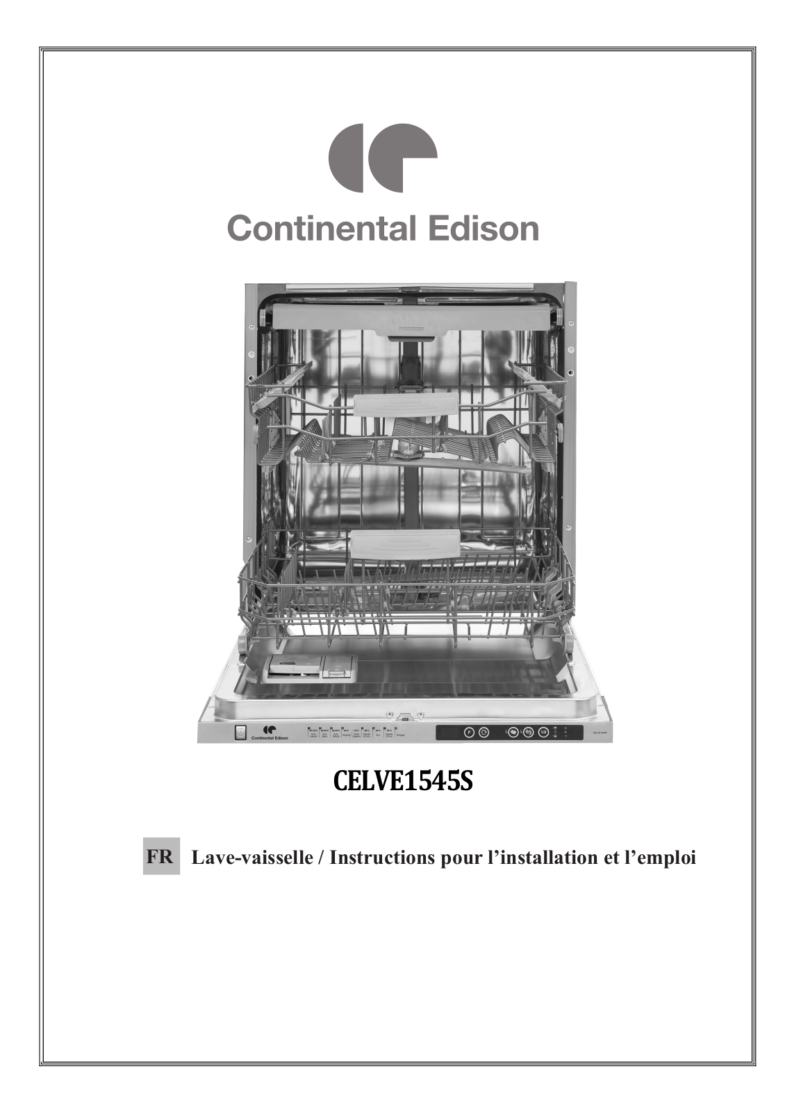 Continental edison CELVE1545S User Manual