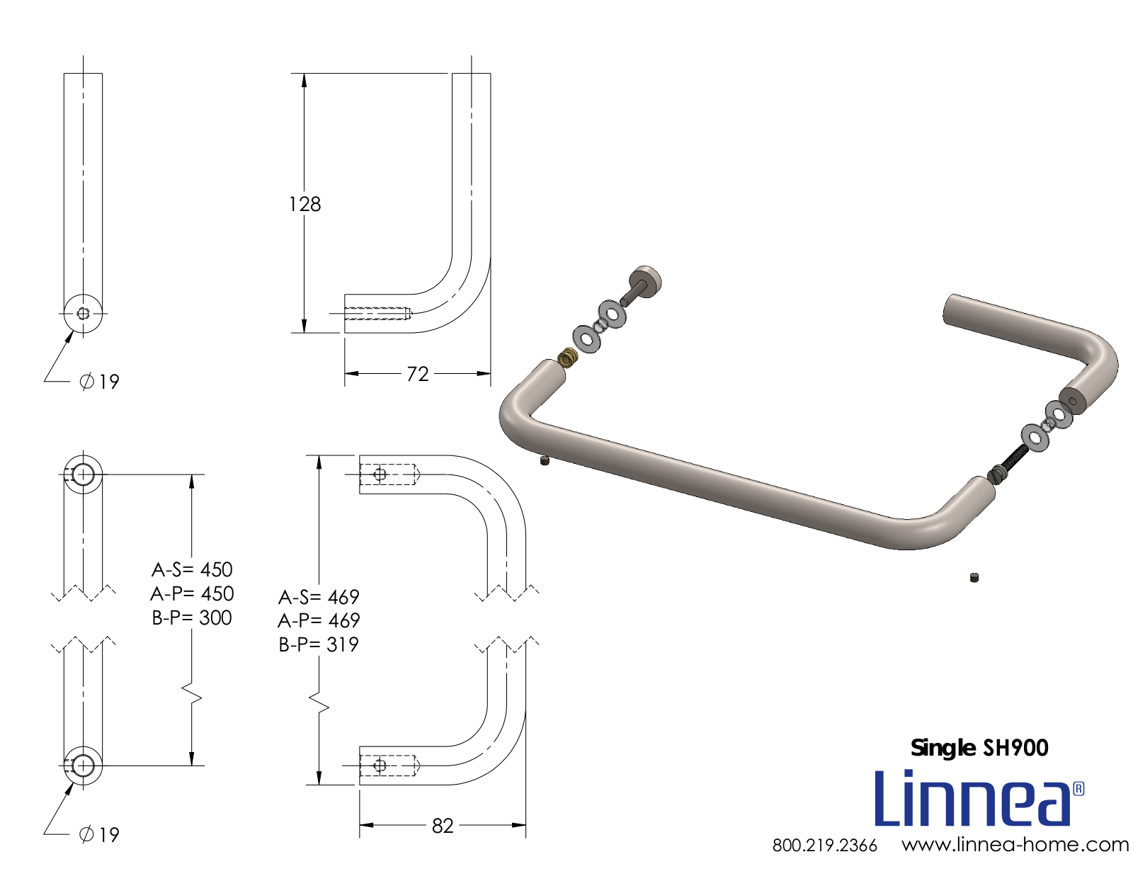 Linnea LNNE8659 Dimensions - ManualMachine.com