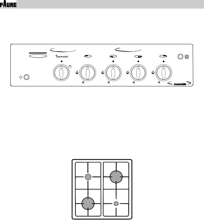 Faure CGC534W User Manual