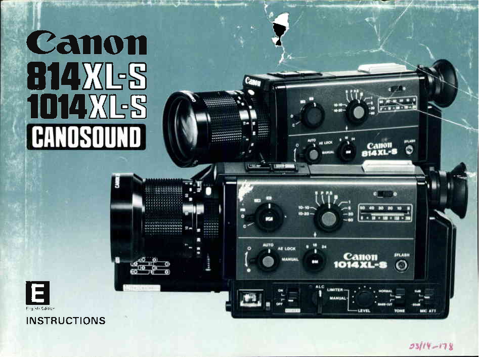 Canon 814XL-S, 1014XL-S User Manual